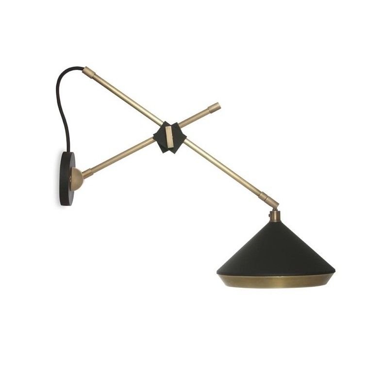 Modern metal Fancy Swing Arm Mounted Decorative Creative room Wall Bracket Light Lamp For Home