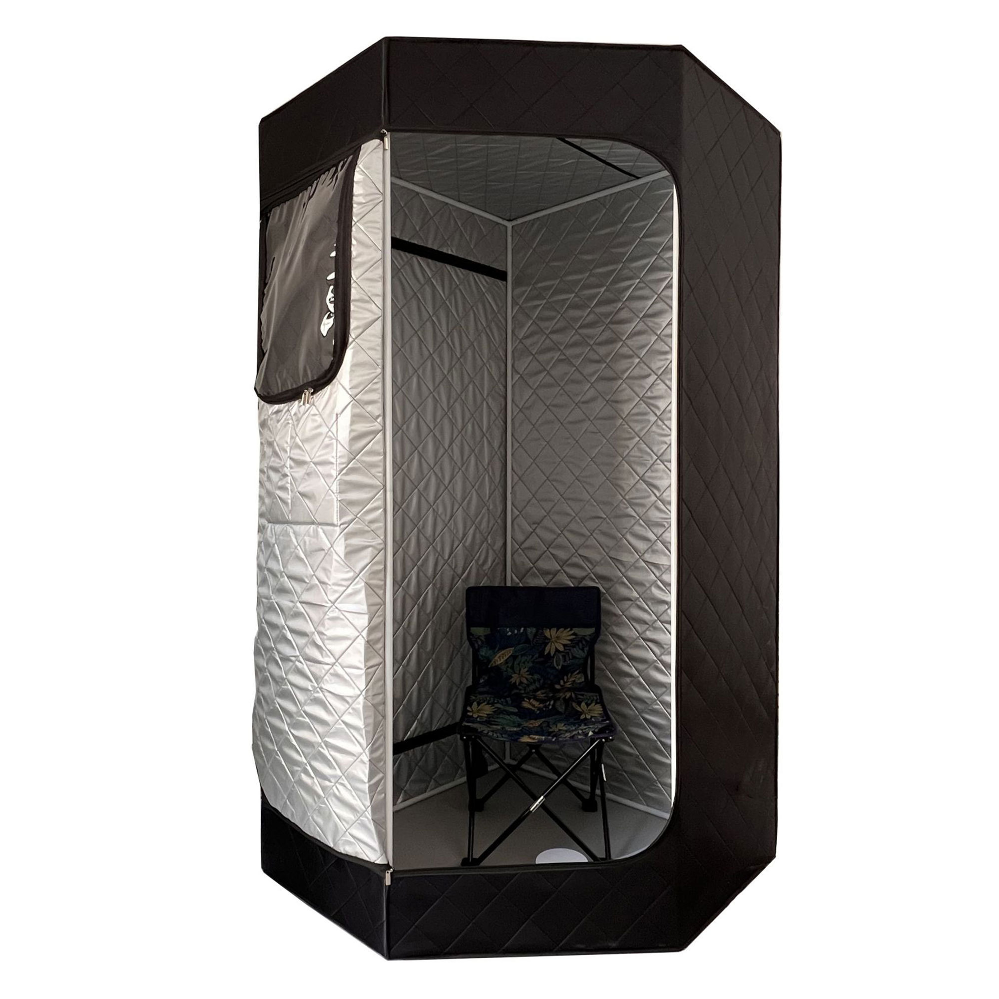 Polygon sweat sauna box home use full body steam sauna tent sweating detox portable sauna room