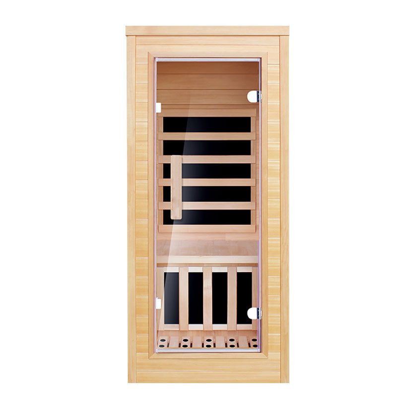 Luxury Combination Carbon Far Infrared Hemlock Sauna  Indoor Ozone Sauna Rooms Home Dry Steam Sauna for 2 Person