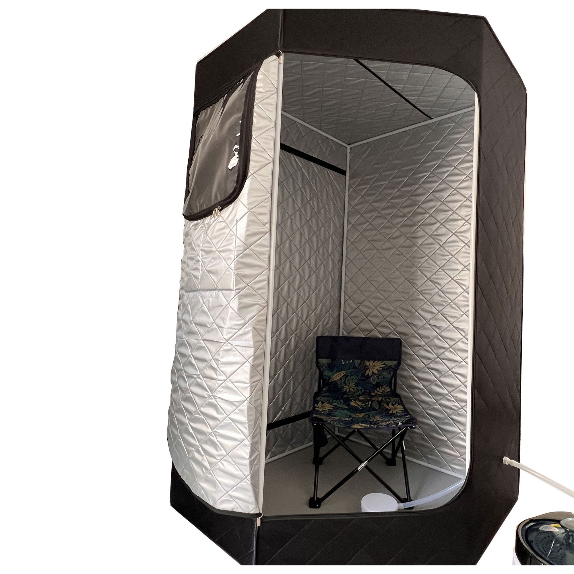 Polygon sweat sauna box home use full body steam sauna tent sweating detox portable sauna room