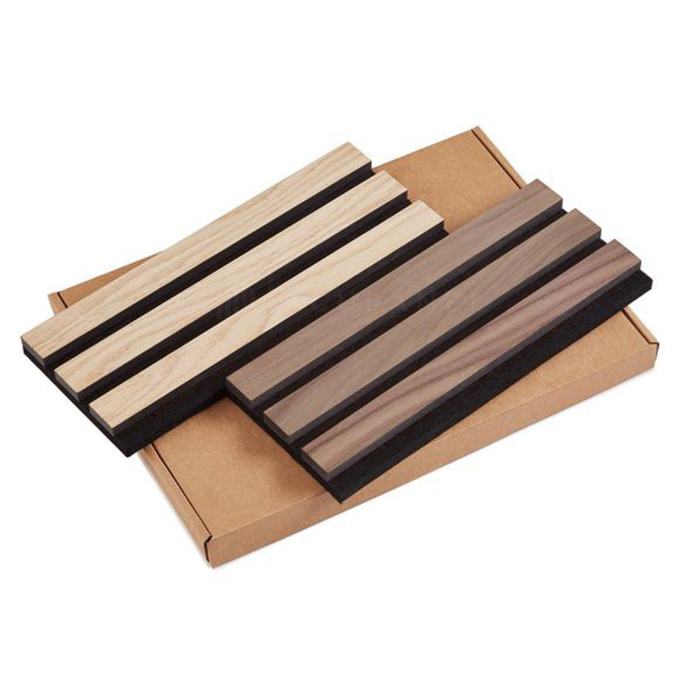 OEM ODM Wood Acoustic Panels Soundproofing Material Polyester Fiber Akupanel Wall Panels