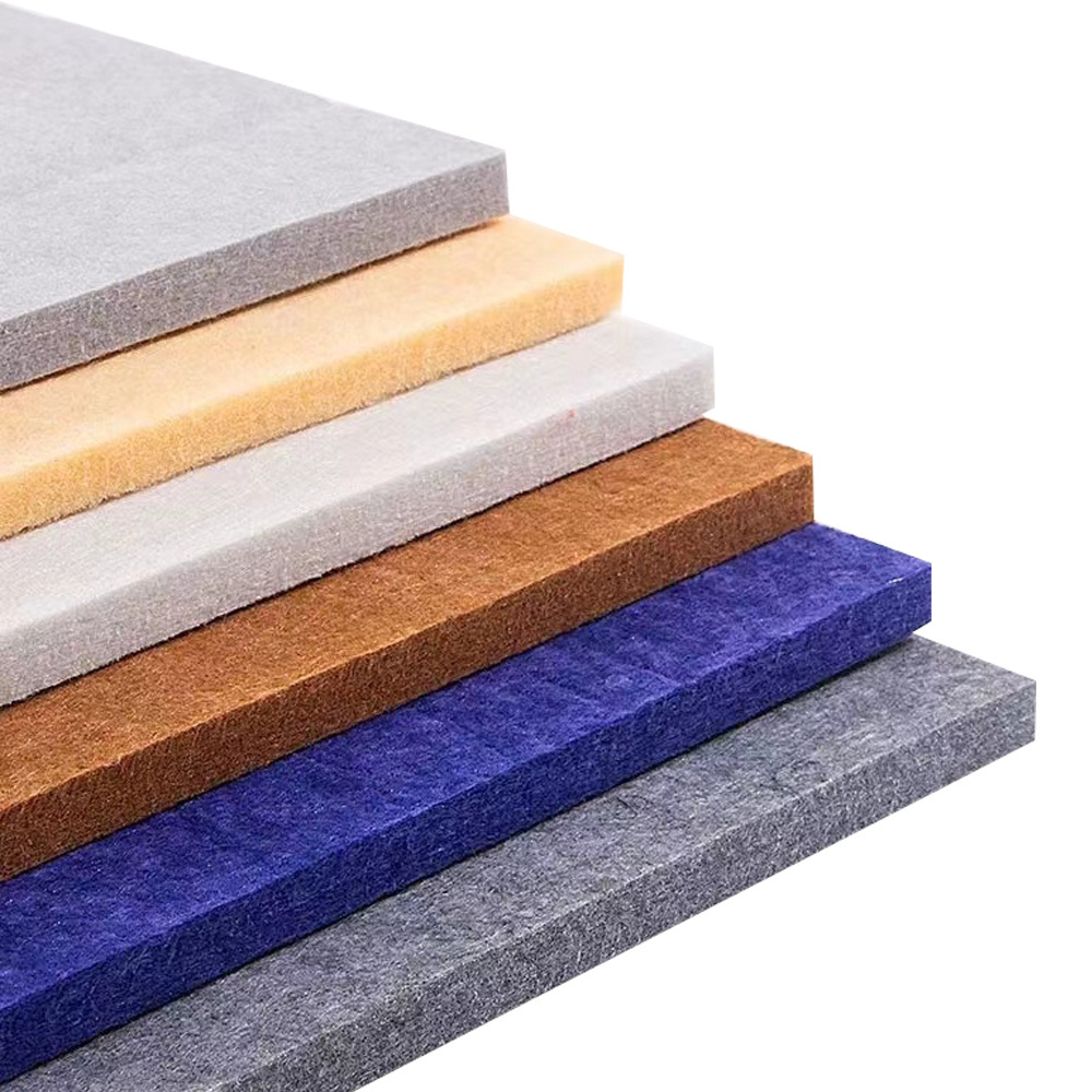 Beien Polyester Fiber Acoustic Panel Sound Insulation Decorative Wall Tile Polyester Fiber Sound-Absorbing Board