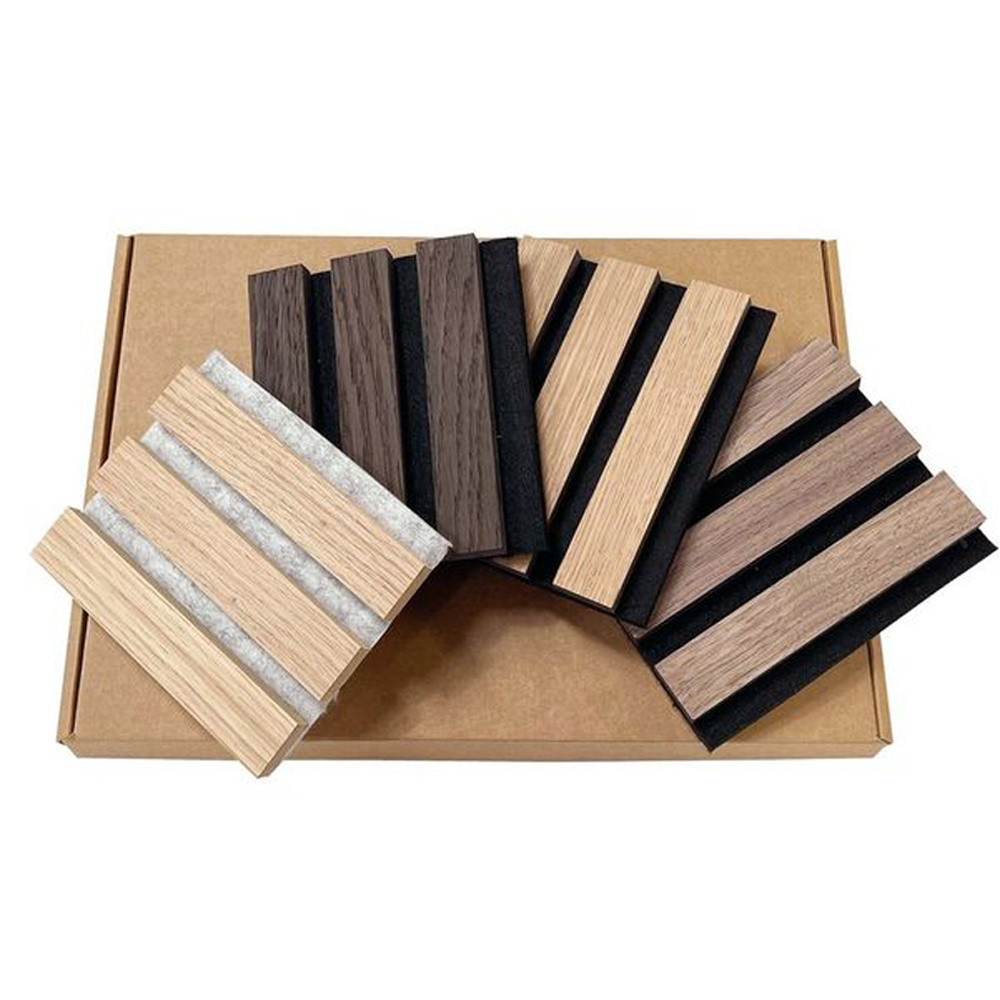 Acustic Wood Panels Soundproof Sound-absorbing wooden Walnut Acoustic Sale Veneer Acoustic Wood Wall Panel