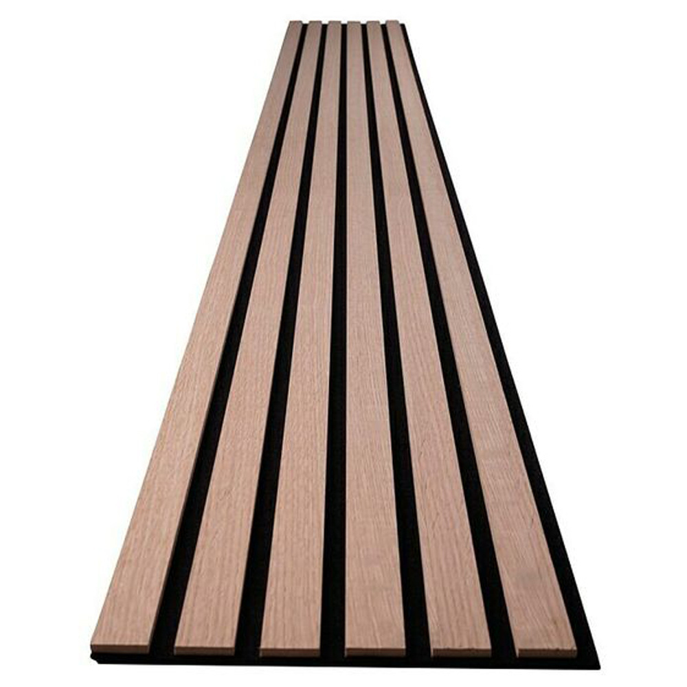 Panel Wall Natural Sale Slats Panels Fiber Sound-absorbing acoustics Soundproof Polyester Wood Acustic Walnut Pet Acoustic