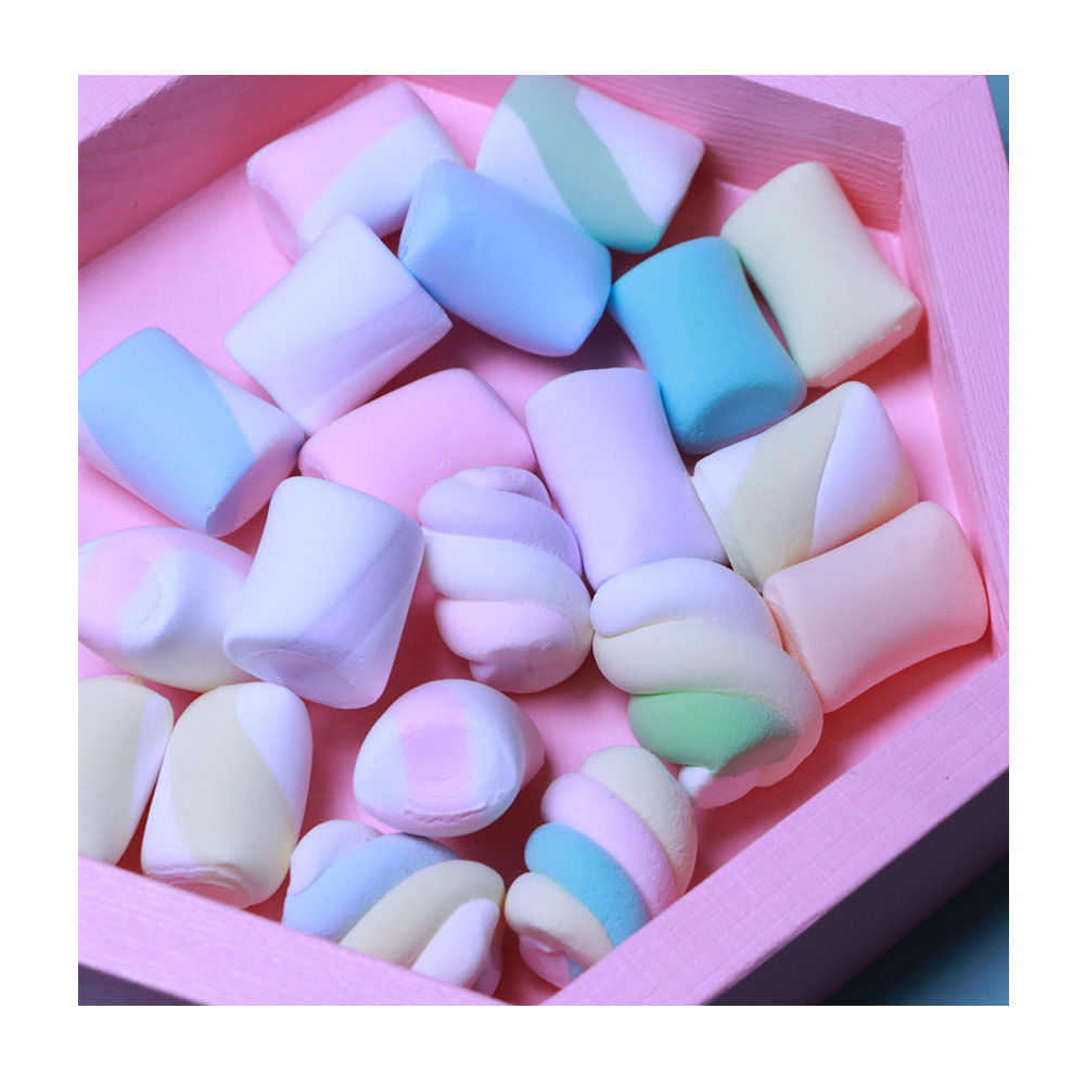 100pcs Simulation Marshmallow Props Mini Marshmallows Model Hotel Restaurant Candy Jewelry Window Decoration Shooting Props