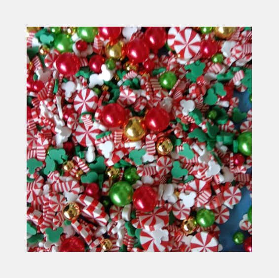 Mixed Ball Candy Christmas Polymer Clay Sprinkles For DIY Resin Shaker Jewelry Stuff Slime Filling Phone Nail Art Dec