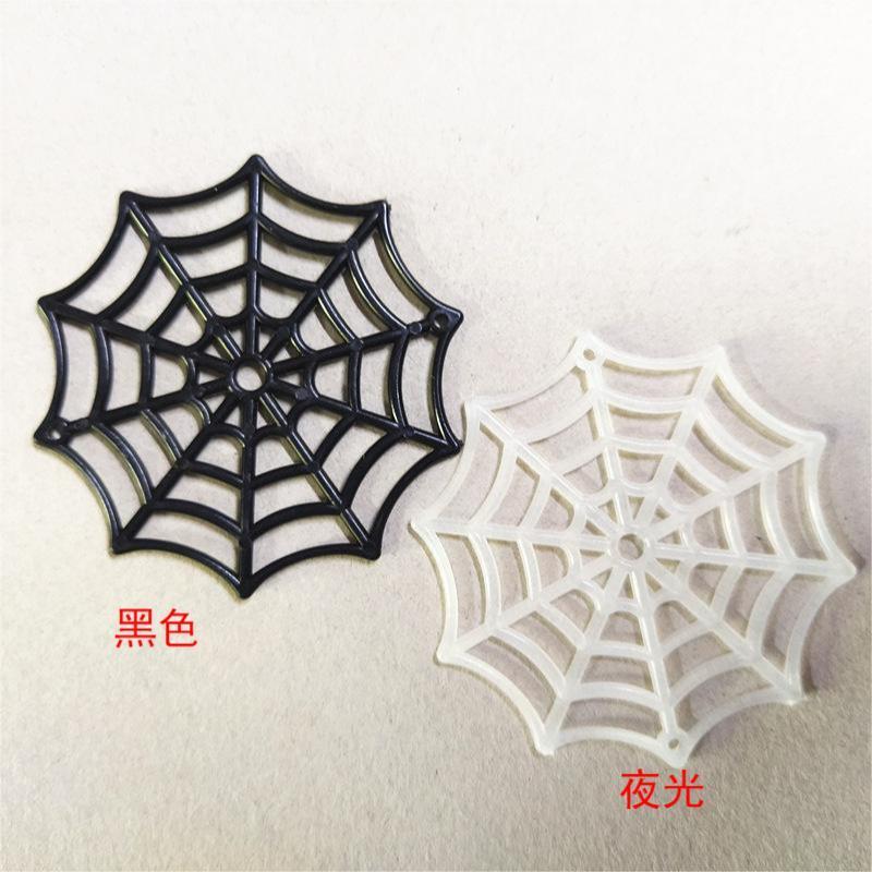 Fashion Halloween Luminous Resin Skull Skeleton Hand Bone Flat Back Spider Web Claw Hairpin Hair Clips Ornaments Party Supplies