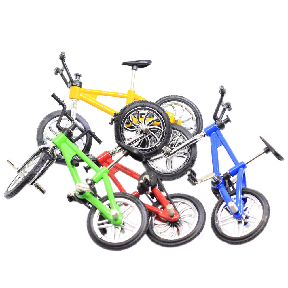 Mini Bike Model Doll house Ornament Doll Accessories Miniature Bicycle For Simulated Vehicle Baby Toys