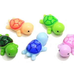 Miniature Sea Turtle Animals Miniature Dollhouse Garden Home Decor Animal Tortoise Craft Flatback Resin Sea Turtle Slime Charms