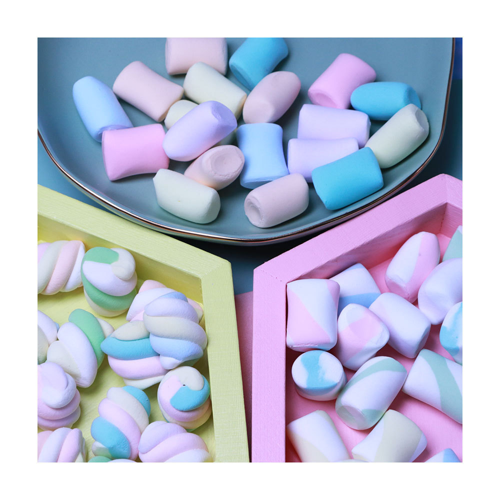 100pcs Simulation Marshmallow Props Mini Marshmallows Model Hotel Restaurant Candy Jewelry Window Decoration Shooting Props