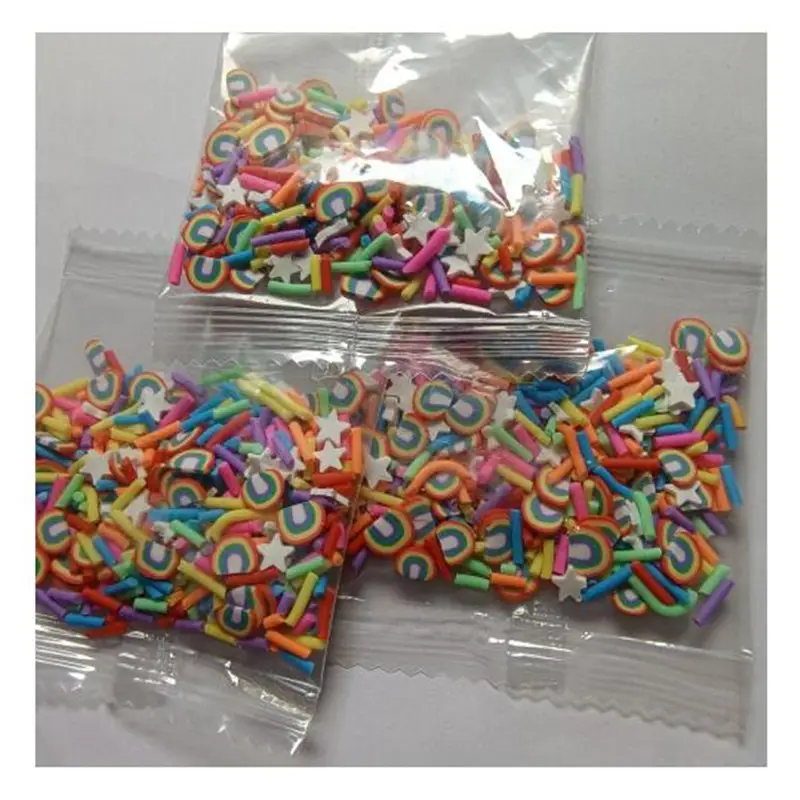 Colorful Confetti Slice Polymer Clay Sprinkles For DIY Resin Shaker Jewelry Stuff Slime Filling Phone Nail Art Decorations