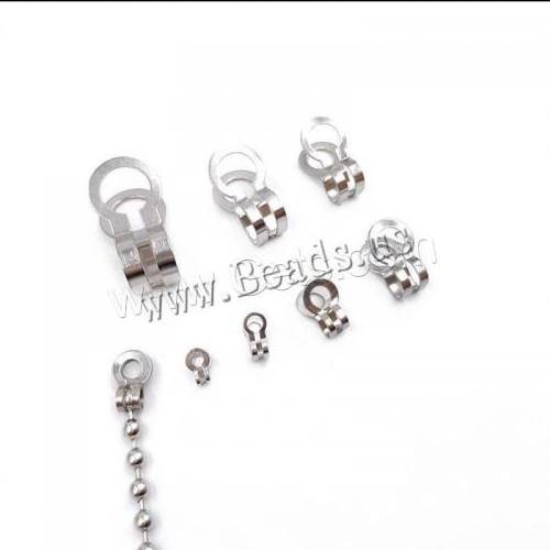 wholesale high quality DIY fashion jewelry findings Stainless Steel Ball Chain Connector original color 100PCs/Bag 1409911