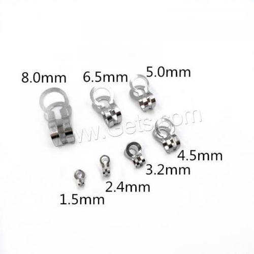 wholesale high quality DIY fashion jewelry findings Stainless Steel Ball Chain Connector original color 100PCs/Bag 1409911