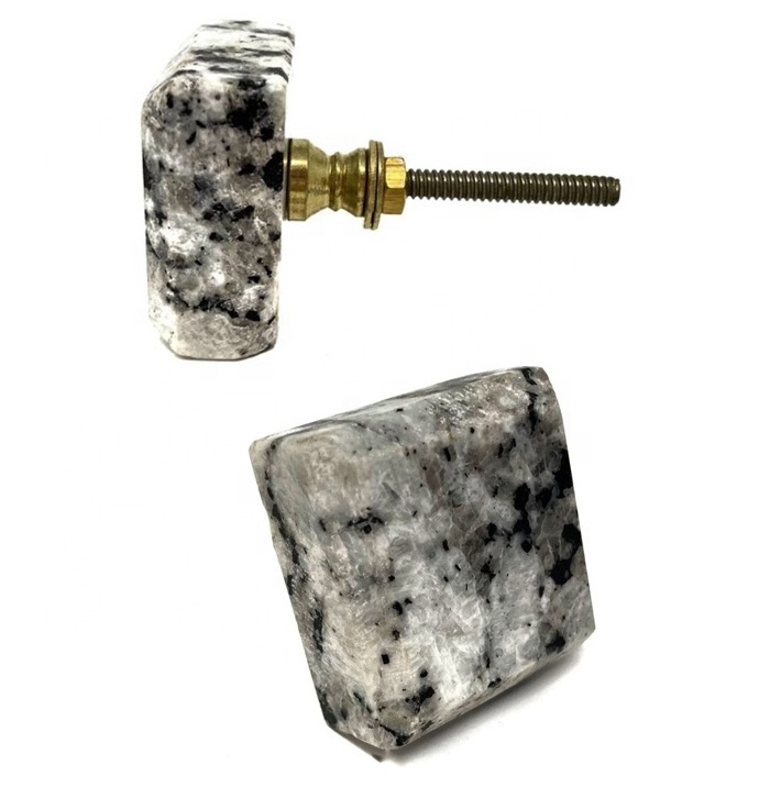 Natural Granite Stone  Knob, Furniture Cabinet Door Drawer Knobs & Pull [AK 101]