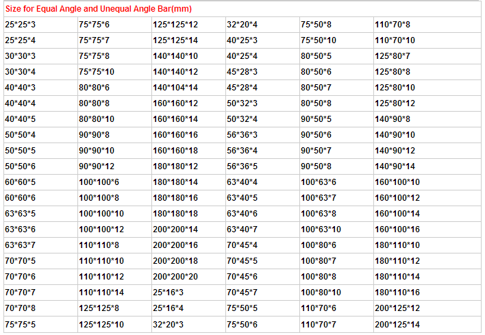 30x30x3mm 304 hot rolled stainless steel angle bar