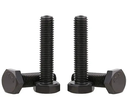 Factory DIN933/DIN931 grade 8.8 10.9 12.9 black oxidized  Hex Unf Hex Bolts/screws