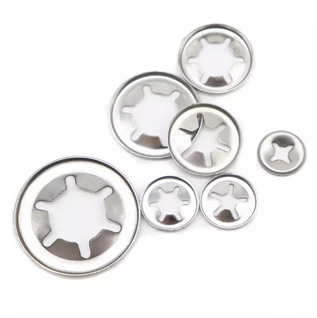 Customized Star Lock Washer Spring Lock Washers Spring Steel Star Appearance Lock Washer