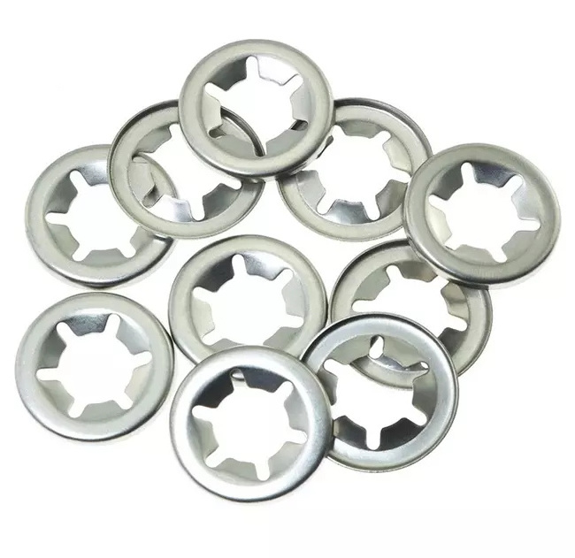 Customized Star Lock Washer Spring Lock Washers Spring Steel Star Appearance Lock Washer