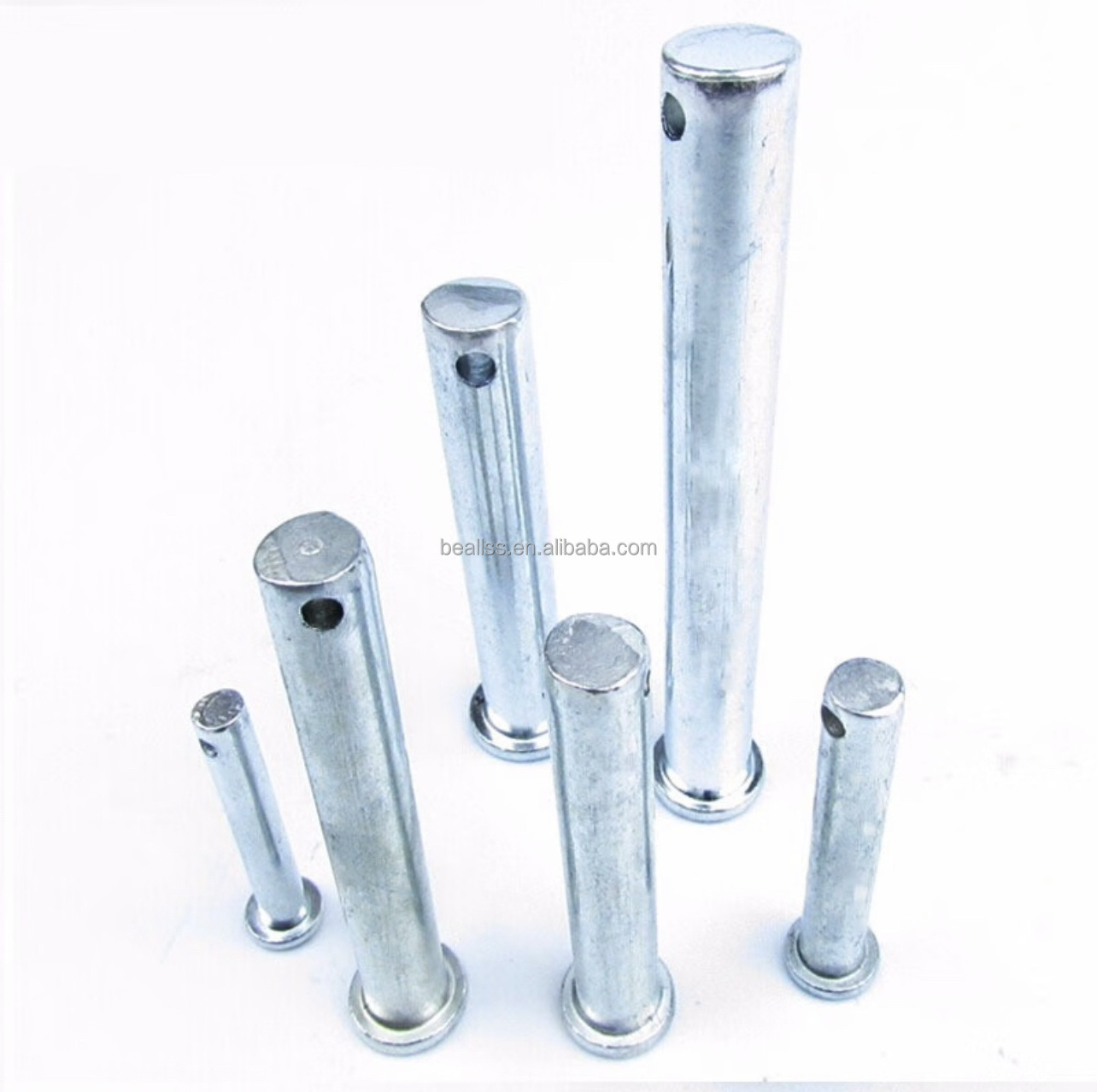 DIN 1444 GR10.9/GR8.8/GR12.9 +Zinc 20*152 Plate Flat head hole bolt cotter pin bolt/Clevis Pins with Head and hole