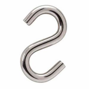 Household 304 201 316 stainless steel Heavy Duty S Shaped Metal Hammock S Hook Multifunctional Hanger Hook Clasp Holder Hook