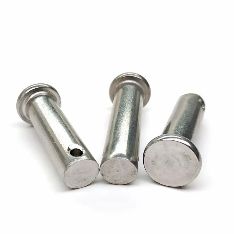 DIN 1444 GR10.9 12.9 + 17H 14H Zinc 40*230 Plate Flat head hole bolt cotter pin bolt/Clevis Pins with Head and hole