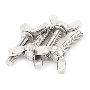 ANSI/ASME B 18.17 metric thread galvanized M4-M24   Gr4.8/8.8/10.9/12.9 carbon Steel Butterfly Bolt with wing nut