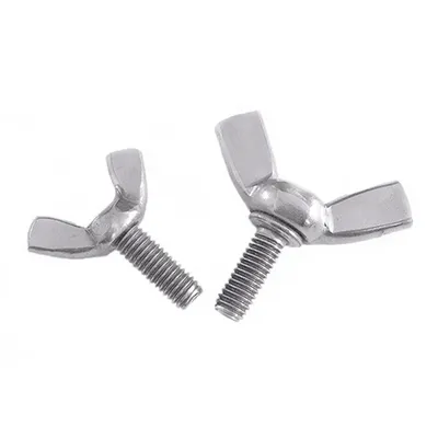 ANSI/ASME B 18.17 metric thread galvanized M4-M24   Gr4.8/8.8/10.9/12.9 carbon Steel Butterfly Bolt with wing nut