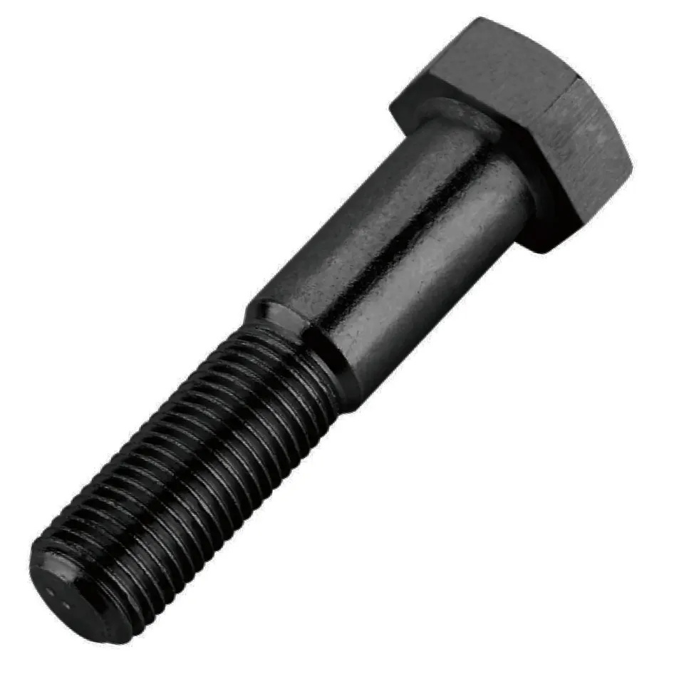 Warehouse sales high strength grade 8.8 black finish DIN933 M6*20   hex head bolt