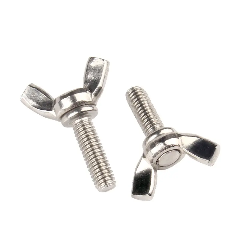 ANSI/ASME B 18.17 metric thread galvanized M4-M24   Gr4.8/8.8/10.9/12.9 carbon Steel Butterfly Bolt with wing nut