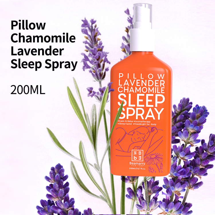 2021 Sulfate free Private Label Sleep Pillow Spray Natural Lavender Chamomile Relax & Calm Sleep Spray for Body