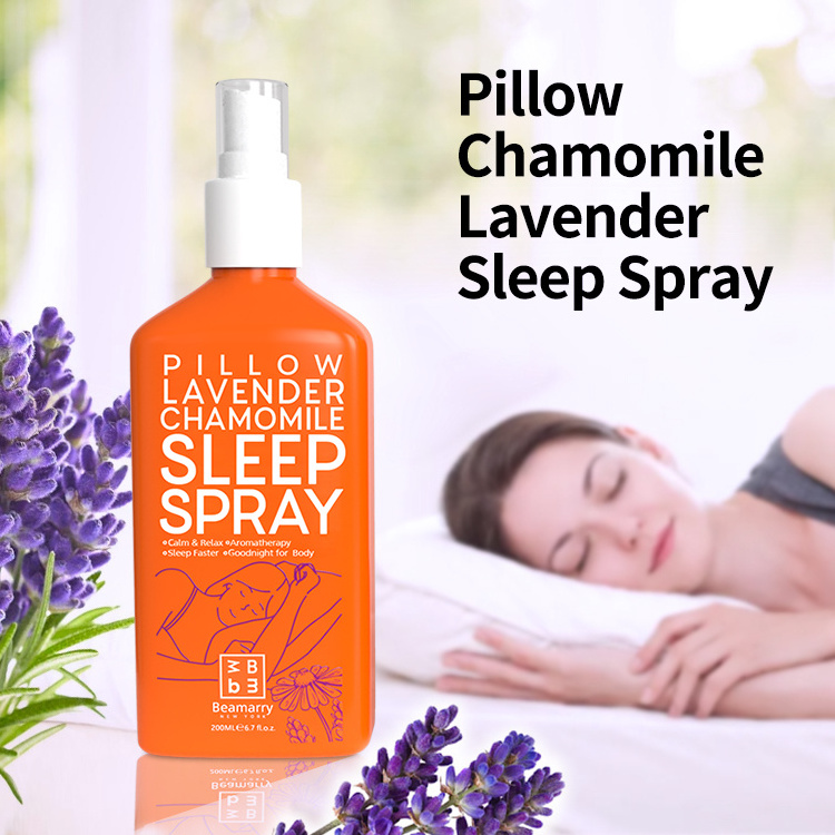 2021 Sulfate free Private Label Sleep Pillow Spray Natural Lavender Chamomile Relax & Calm Sleep Spray for Body