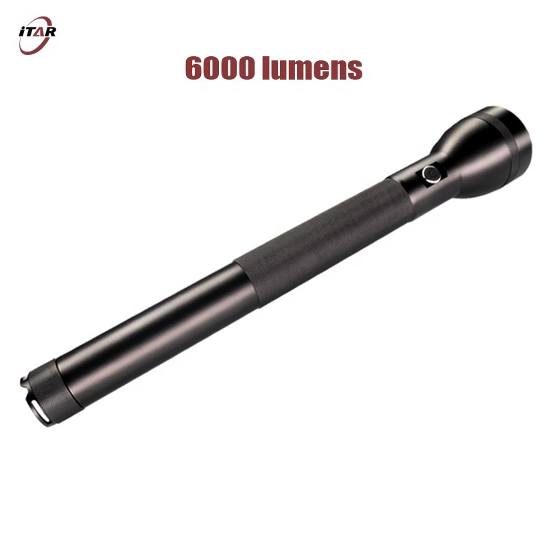 OEM ODM Linternas Lanterna 800m Long Range Cre XHP70.3 LED 6000lm Rechargeable Strong Flashlight Torch Middle East Flash Light