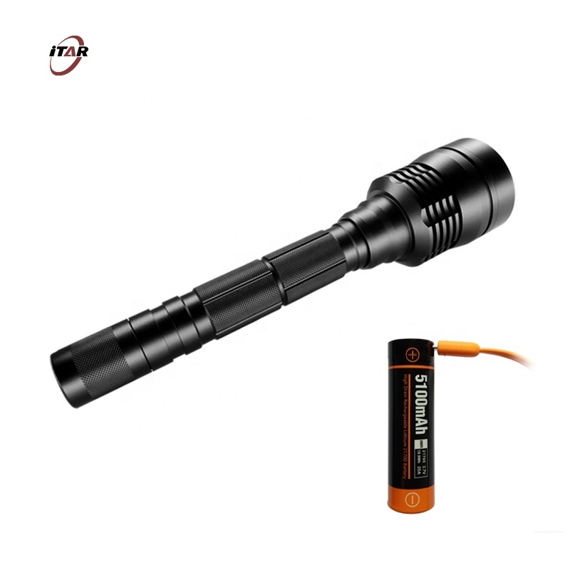 OEM ODM Linternas Lanterna 3Km Long Range 15W  Lazer Narrow Beam Rechargeable  Flash Light Strong Lep Torches Flashlight