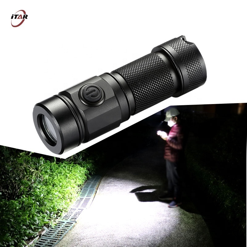 OEM ODM Lanterna Linternas Xm-L2 LED Real 1100 Lumen Mini Magnet Usb Rechargeable El Feneri  Flashlights Torch Flash Light Hlm