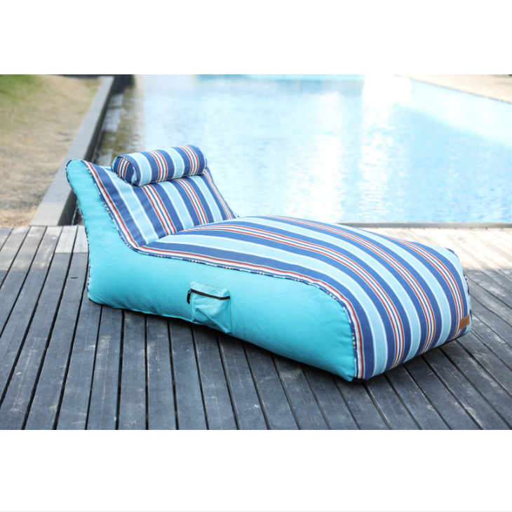 Outdoor swimming pool beach sofa chair lounge style comfort waterproof bean bag chair lazy sunlight bean bags