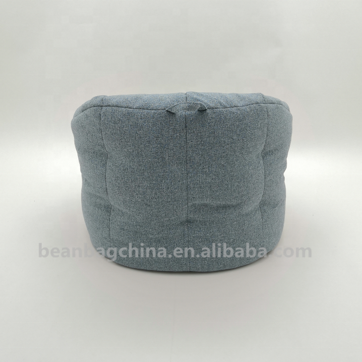 Wholesale Linen Fabric Moroccan Pumpkin Single Bean Bag Living Room Sofa