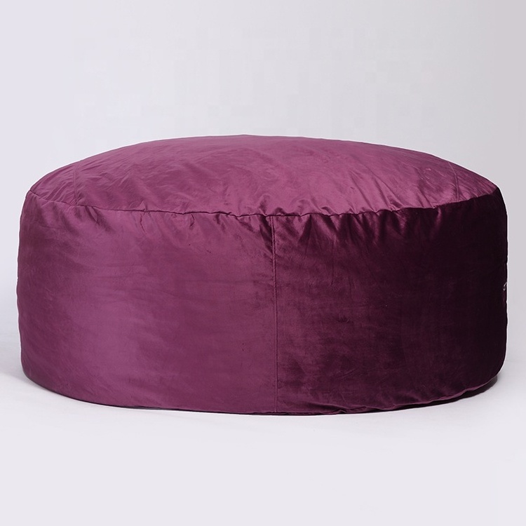 FOAM SAC Oem factory purple manufacturer foam big lots beanbag bean bag chair large