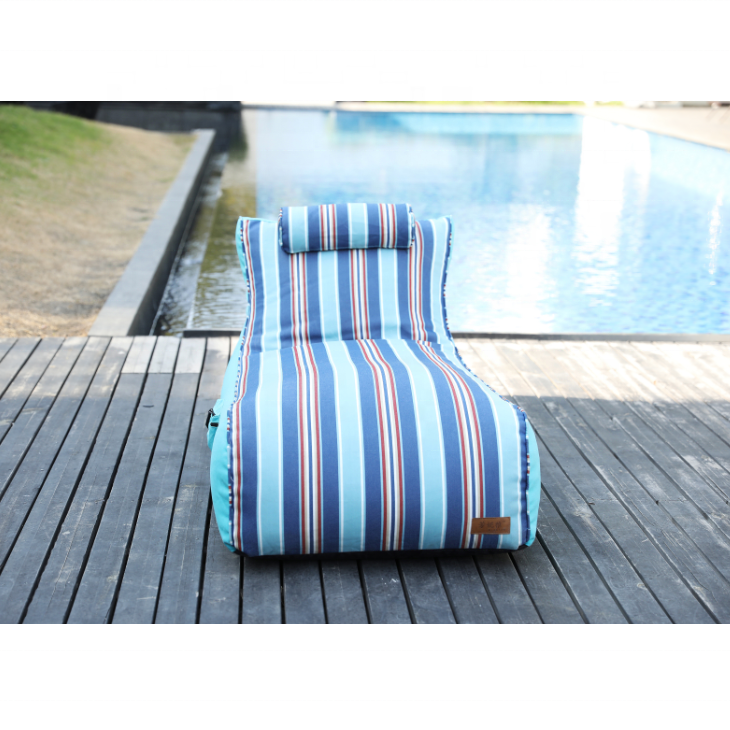 Outdoor swimming pool beach sofa chair lounge style comfort waterproof bean bag chair lazy sunlight bean bags