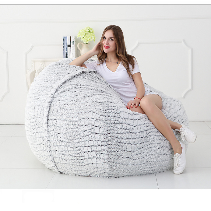 Indoor soft relaxing large foam bean bag living room bedroom sofa bed chair couch