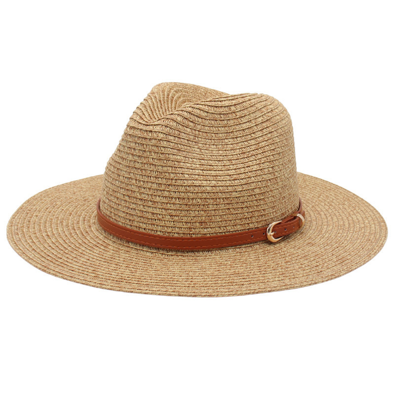 Summer Panama Hat Fedora Hat Straw Men and Women Beach Straw Hat