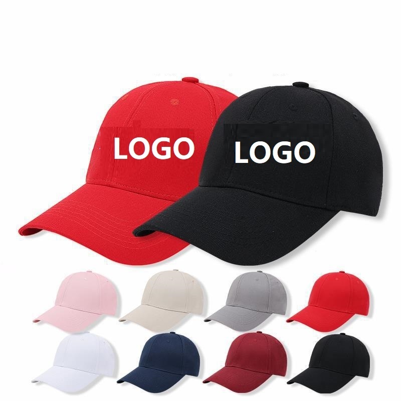 Hat custom logo printing embroidered peaked cap volunteer advertising net baseball cap men's and women's net baseball cap custom