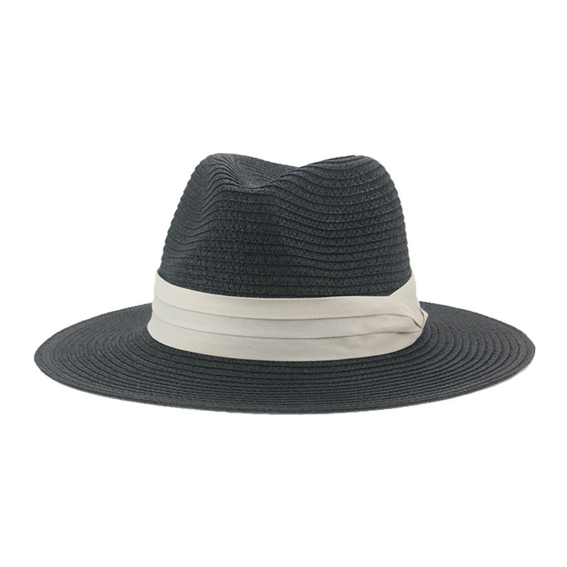 Summer panama hat Wide Brim Fedora Hat women beach hat Straw Hat