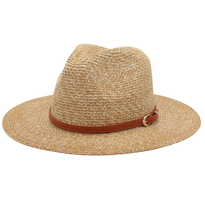 Summer Panama Hat Fedora Hat Straw Men and Women Beach Straw Hat