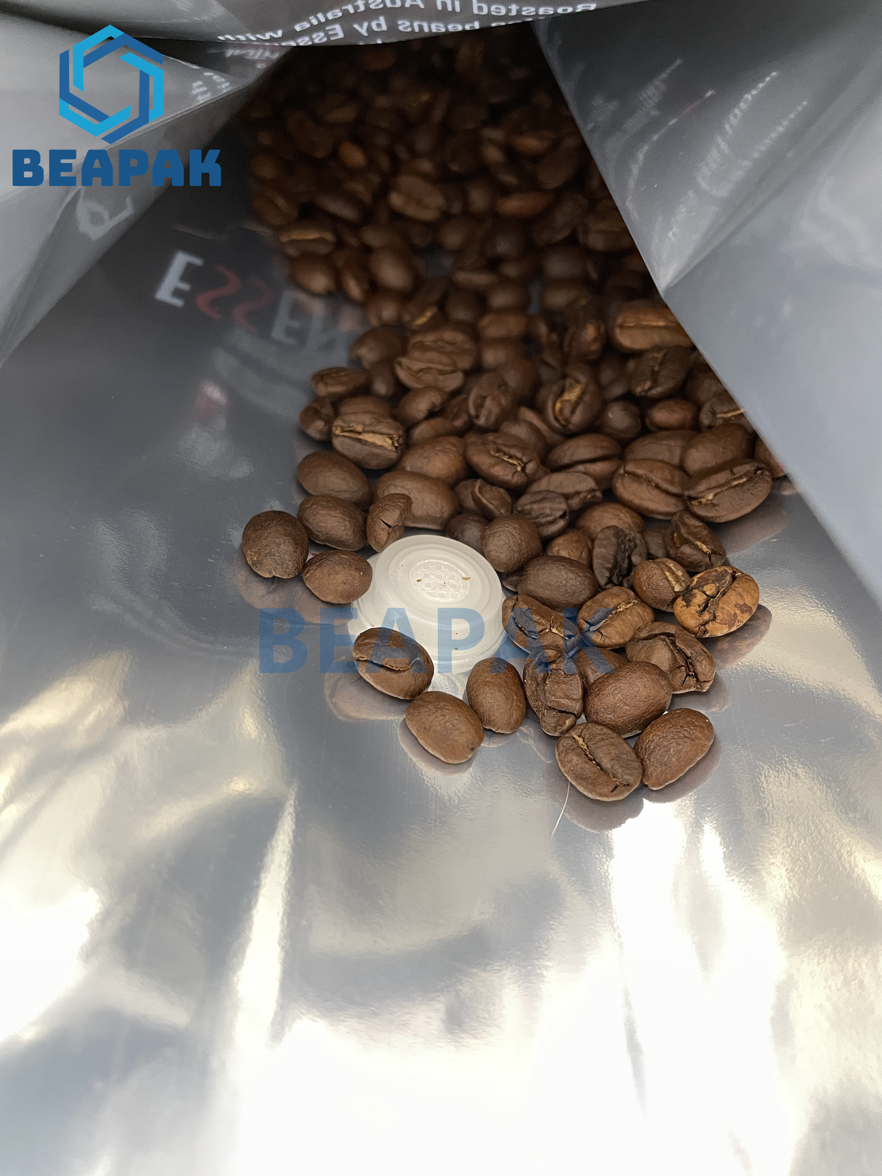 Beapak one way air Coffee Valve with valve degassing valve for Coffee bean food packaging