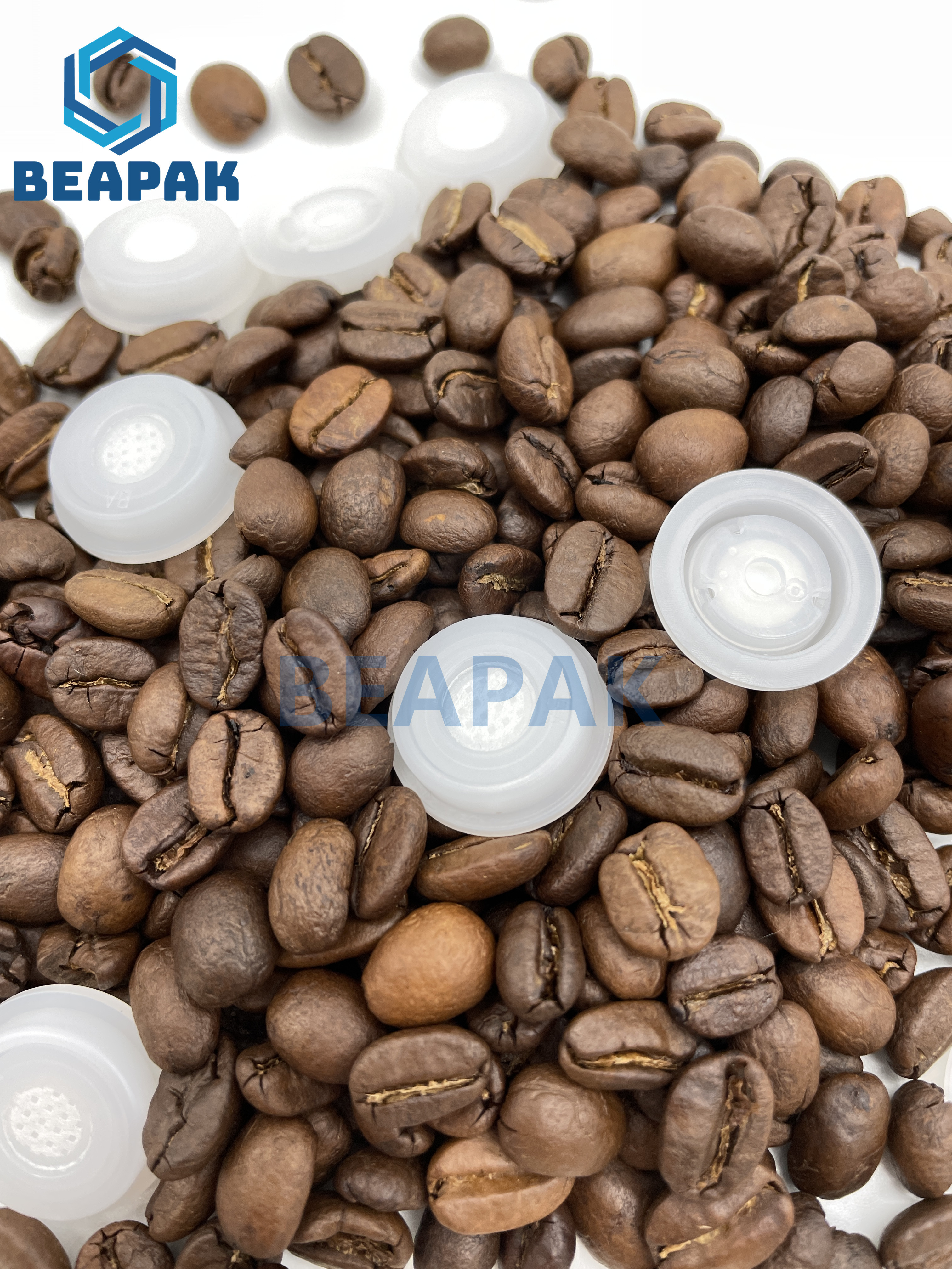 Beapak one way air Coffee Valve with valve degassing valve for Coffee bean food packaging