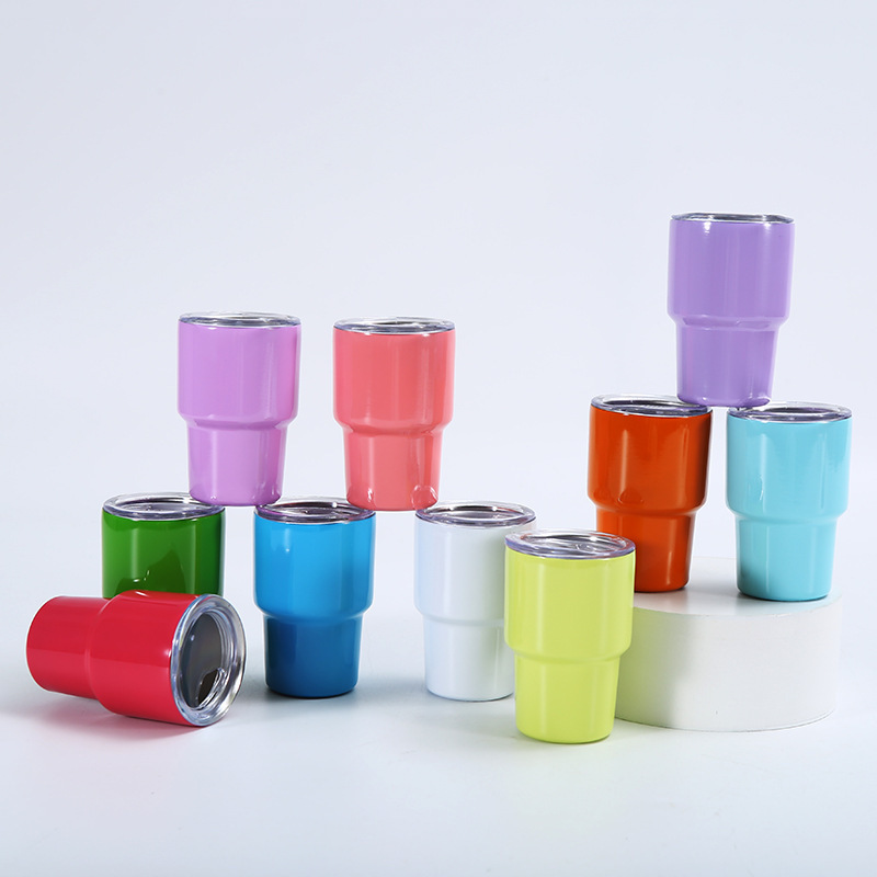 Hot Sale 2oz 3oz Mini Sublimation Tumbler Vacuum Stainless Steel Cup Double Wall Mini Tumbler Shot