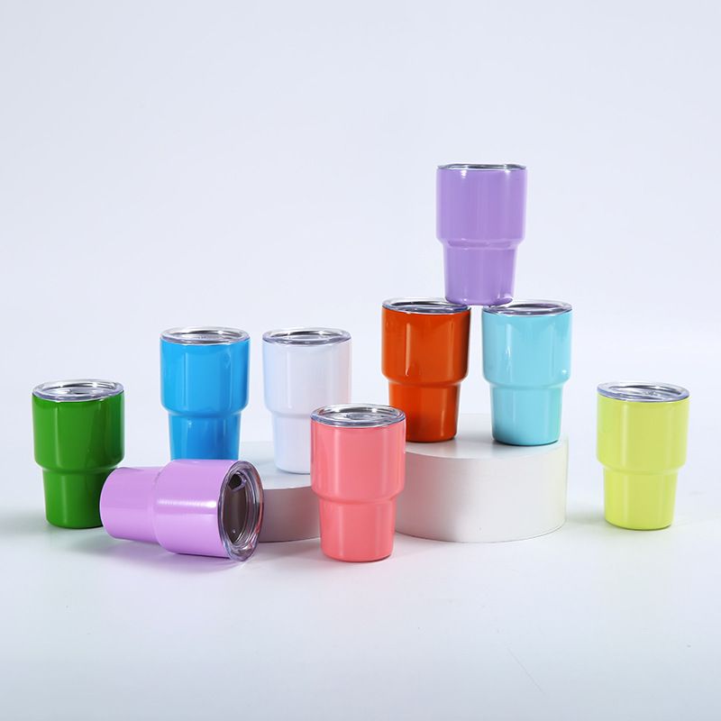 Hot Sale 2oz 3oz Mini Sublimation Tumbler Vacuum Stainless Steel Cup Double Wall Mini Tumbler Shot