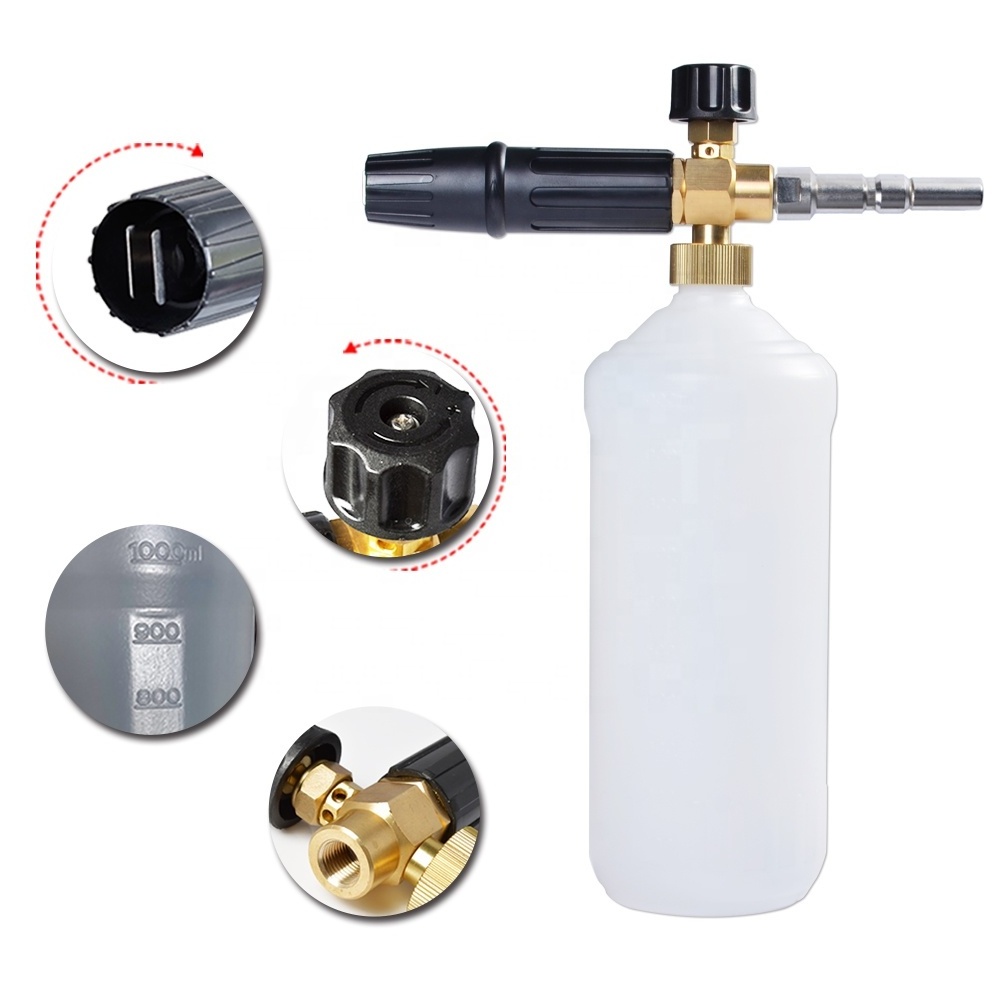 Professional Pressure Washer Foam Gun Kit Water Spray Gun Snow Foam Lance Foam Cannon with Alto Kew WAP Ball Quick Coupling