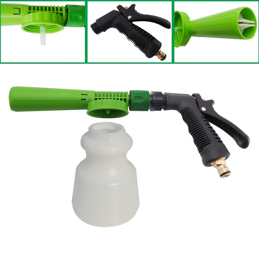 Car Wash Garden Hose Low Pressure Water Foam Gun Foam Nozzle DIY Car Snow Foam Soap Gun Wash Lance