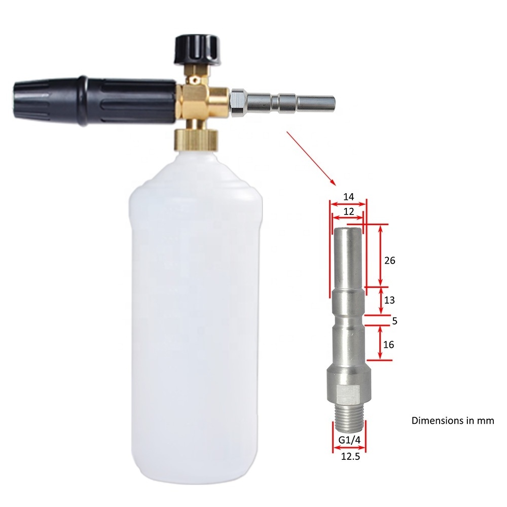 Professional Pressure Washer Foam Gun Kit Water Spray Gun Snow Foam Lance Foam Cannon with Alto Kew WAP Ball Quick Coupling